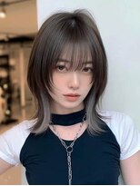ロッソ 大橋店(Rosso) シルバー裾カラーの軽やかウルフ【大橋】