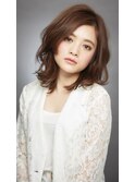大人女子におすすめ艶のミディアムスタイル【MichioNozawa瀧上】