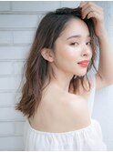 ニュアンスウェーブ 伸ばしかけヘア
