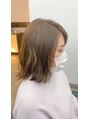 ソルヘアー(Sol hair by tesoro)&nbsp;ブリーチ無しミルクティーベージュ♪カラーお任せ下さい。