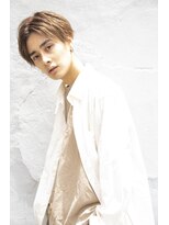 小久保style☆韓国風透明感ミントアッシュツーブロックショート