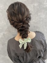 ランガリ ヘアアンドスパ(Rangali Hair&Spa) 【別府　ランガリ】編みおろし、編みおろしアレンジ
