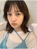 【清水】抜け感サイドバング/似合わせニュアンスヘア