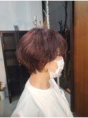 #ラベンダーアッシュ×コンサバショート♪