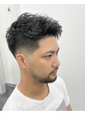フェード × アップバング