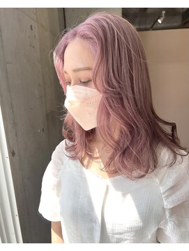 ラニヘアサロン(lani hair salon) 【天神/大名】ピンクミルクティー【柔らか質感】