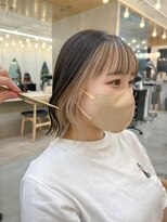 ロンドアジュール 横浜(Lond azur) 【阿部もえる】ホワイトカラーのフェイスフレーミング