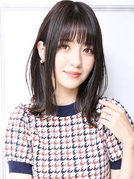 クラッチ 博多(CLUTCH) 大人可愛い小顔秋カラーこなれミディ  A10