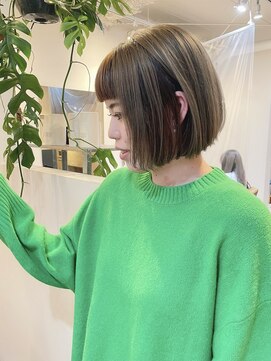 ルアウハク 梅田(LUAU Haku) ・アンブレラカラーデザインボブ・【Haku/梅田/タクノ】