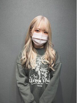 ボアップ 京橋店(boappu) #プルエクステ#エクステ#ハイトーン#ブロンド#ホワイトベージュ