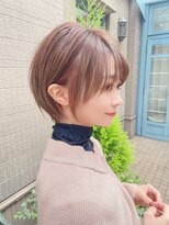 リール 銀座(R'EEL) オーダー多数☆チェリーブラウン×ショートボブ