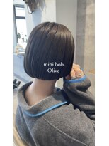 キャリフヘアストア(CALIF hair store) mini bob olive　color