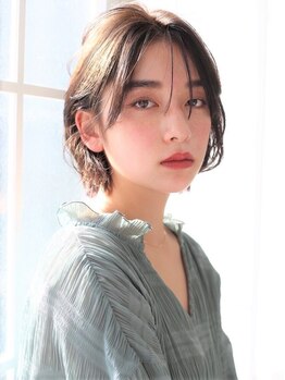 ヘアーアンドメイク アンジュ 中野店(Hair&Make ange)の写真/鍵は引き算だった！angeの”黄金比率”で創る首スラリショート。バランスの良いスタイルをご提供します♪