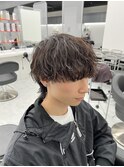 マッシュウルフ/波巻きパーマ