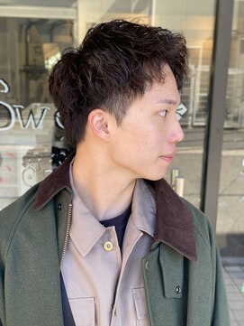 スウェル 船橋店(Swell) ウルフ/アッシュブラック/カルマパーマ/ベリーショート/船橋