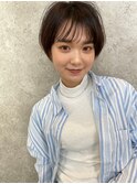 ニュアンスパーマ/レイヤーカット/ハンサムショート[池袋駅]