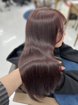 ハピネス 梅田茶屋町店(HAPPINESS) ブリーチなしダブルカラー/髪質改善トリートメント/カット