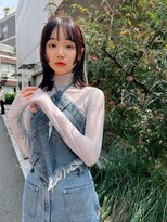 銀座　cheri透明感グレージュ×姫カット