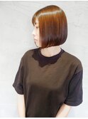 艶髪オイルストレート×ボブ