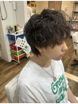 エアージーモ 門司店(AIr G mo) マッシュウルフツイストパーマ