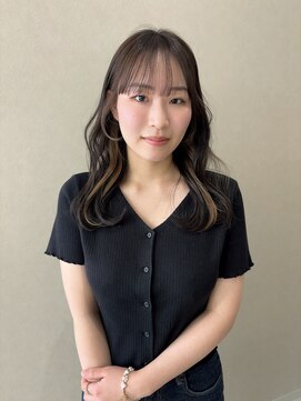 ミリ 奈良店(mm) インナーカラー/コテ巻き/近鉄奈良/髪質改善/くびれヘア