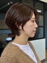 インセプション 銀座(INCEPTION) 前下がりショート/ボブ/絶壁解消/前髪あり/30代/40代/50代