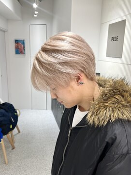 メンズペレ 渋谷(MEN'S PELE) ニュアンスパーマ/韓国マッシュ/スパイキーショート/渋谷