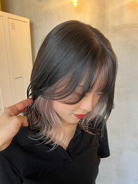 エンター 天神店(ENTER) イヤリングカラー/グレージュ×シルバーベージュ/ENTER 天神店