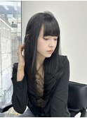 レイヤーカット　簡単スタイリング　顔まわりカット