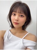 アプリコットオレンジくびれヘアハイライトカラー名古屋ショート