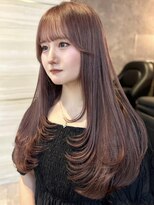 エルバイラビス 大宮(elu by lovis)&nbsp;《巴結生》ピンクベージュ/レイヤーカット/大宮