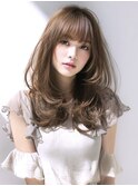 ★グレージュデザインカラーハッシュカットツートンカラーボブ