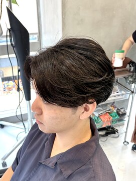 エリマ 調布(elima) 調布メンズセンターパートニュアンスパーマフェザーパーマ30代