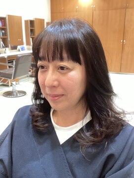 ピークアブー アヴェダ アトレ恵比寿(PEEK-A-BOO AVEDA) ミディアムスタイルベージュブラウン