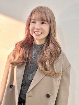 ルアンプラス(ruen+) ケアブリーチ1回+髪質改善+似合わせカット