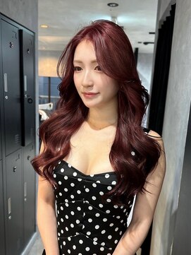 フィーネ 吉祥寺(Fi -Ne) ボルドーバイオレッド/韓国レイヤー/髪質改善/ブリーチなし