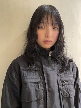 プードル・くせ毛パーマ/くせ毛風/ゆるめ/カーリーヘア/クルム