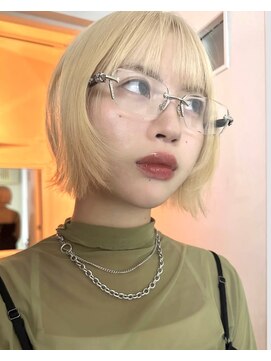 カシェル トウキョウ(Cashel Tokyo) ブロンド/レイヤーボブ/ケアブリーチ