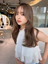 ロンドウル 熊本(Lond ulu)&nbsp;ミルクティーグレージュ×外巻き