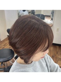 ココロ(Cocoro)の写真/白髪染めじゃなく明るくしたい方へ！髪と頭皮に優しい傷まないカラーで髪質改善しながら理想のカラーへ♪