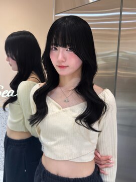 シー バイ ロンド 新宿(Sea by Lond) 王道モテヘア/韓国レイヤー/ブルーブラック