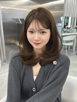 マウル 栄(MAEUL)&nbsp;ミディアムヘア (グレージュ/小顔/名古屋/栄)