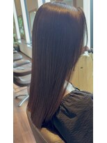 エスト(est.)&nbsp;カット×ピンクブラウン×髪質改善ミネコラトリートメント
