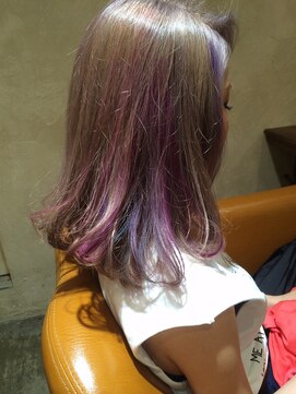 サロンドミルク 原宿(salon de MiLK) 【サロンドミルク原宿】他とは違うインナーカラー×グレージュ