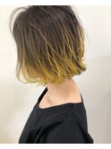 ★Vivid Yellow Color★ハイライト＆バレイヤージュMix