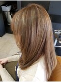 ハイライトカラー グラデーションカラー ベージュバレヤージュ1