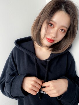 エニー 栄(Any) 小顔に見えるカジュアル韓国風ボブ