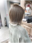 【ロンドジュルード杉原】ハイトーンボブ ホワイトベージュ