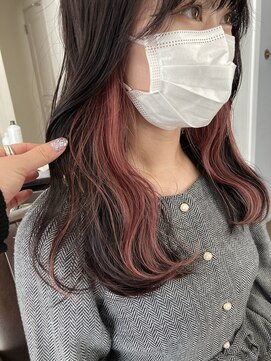 ヘアーアイスカルテット(HAIR ICI QUARTET) クリアピンクのイヤリングカラー