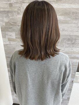 ラグシーセカンド(RAGCIE 2nd) 【Rio】ハイライト×ベージュ